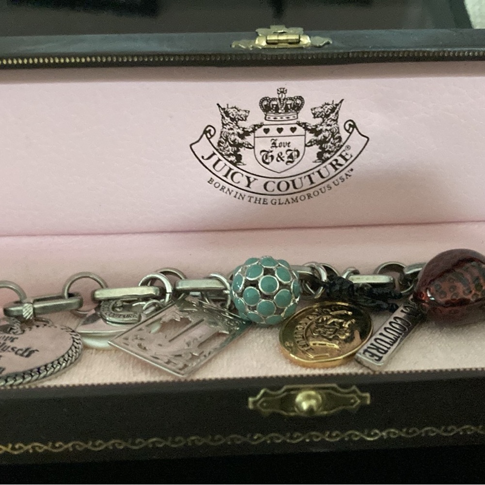 Vintage Juicy Couture Silver Charm Bracelet